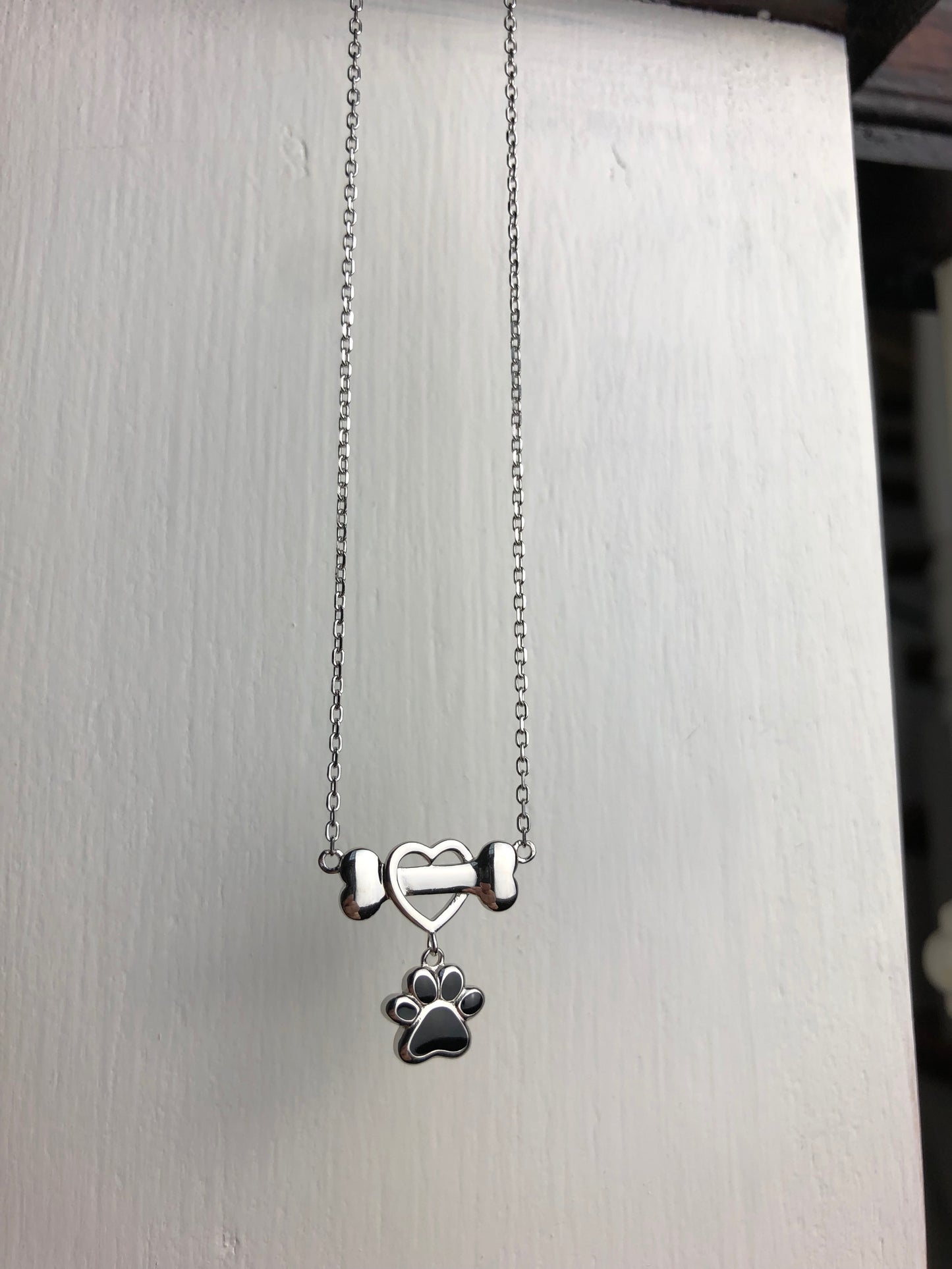 Hanging Paw Necklace